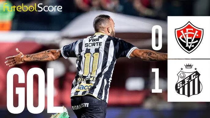Neymar retorna ao Brasileirão, e Santos quebra jejum com vitória sobre o Vitória fora de casa